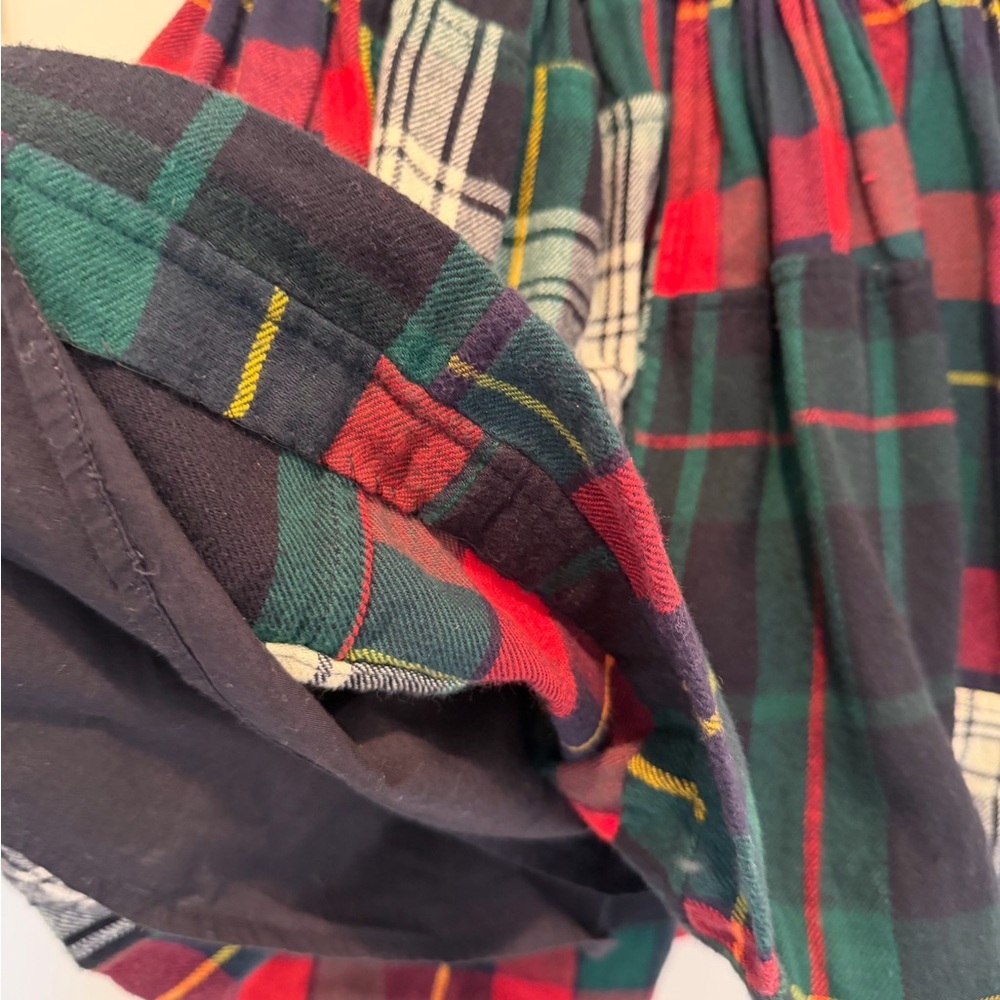 Polo Ralph Lauren Girls Plaid Tartan Holiday Dress Size 4 Red Green Cotton - Picture 4 of 9